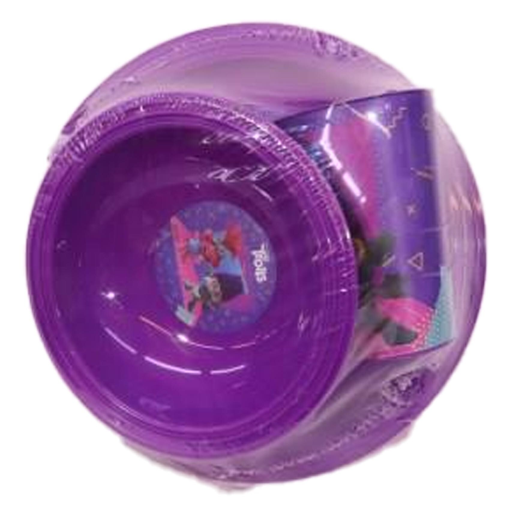 Trolls Licensed Plates Set – Bright & Cheerful Kids’ Dinnerware, Durable BPA-Free Material, Official Character Design, Perfect for Everyday Meals, Picnics, or Parties