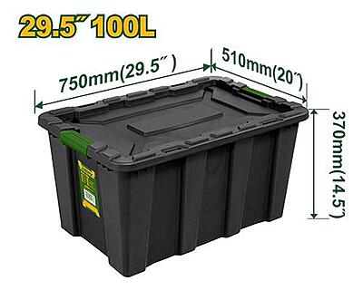 Jadever JDTB331B Plastic Storage Container – Large Black PP Organizer Jadever JDTB331B Plastic Storage Container – Large Black PP Organizer