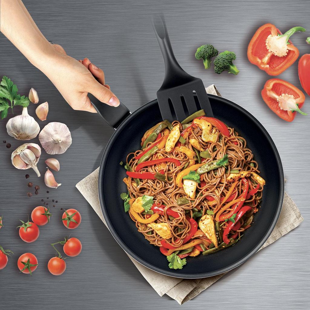 Tefal Easy Cook & Clean Wok 28 cm (B5541902) | Non-Stick Deep Frying Pan with Thermo-Signal Technology | 1.5L Capacity | PFOA-Free Eco-Friendly Coating | Easy to Clean Inside & Out Tefal Easy Cook & Clean Wok 28 cm (B5541902) | Non-Stick Deep Frying Pan with Thermo-Signal Technology | 1.5L Capacity | PFOA-Free Eco-Friendly Coating | Easy to Clean Inside & Out