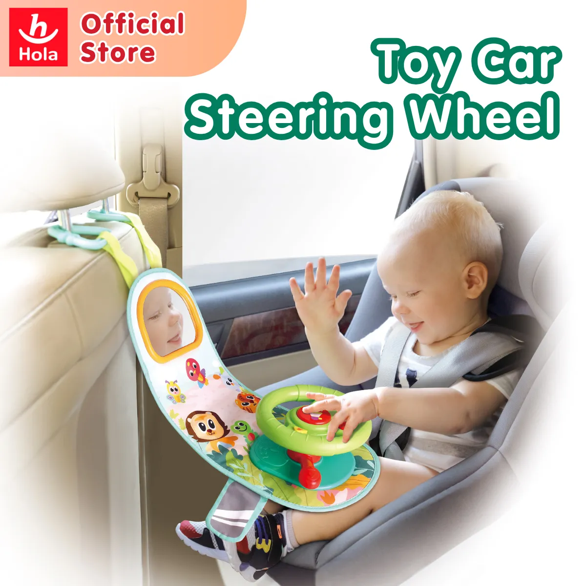 HOLA Car Steering Wheel Toy – Interactive Musical Play for Infants (12+ Months) HOLA Car Steering Wheel Toy – Interactive Musical Play for Infants (12+ Months)