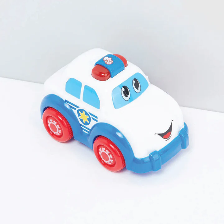 Playgro Lights and Sounds Police Car โ Interactive Baby Toy with Flashing Lights, Realistic Siren Sounds, and Rolling Wheels for Sensory Development, Motor Skills Playgro Lights and Sounds Police Car โ Interactive Baby Toy with Flashing Lights, Realistic Siren Sounds, and Rolling Wheels for Sensory Development, Motor Skills