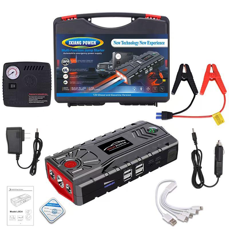 JUMP STARTER JX330 – 99900mAh High-Capacity 12V Car Jump Starter with 5V 2A USB Output
