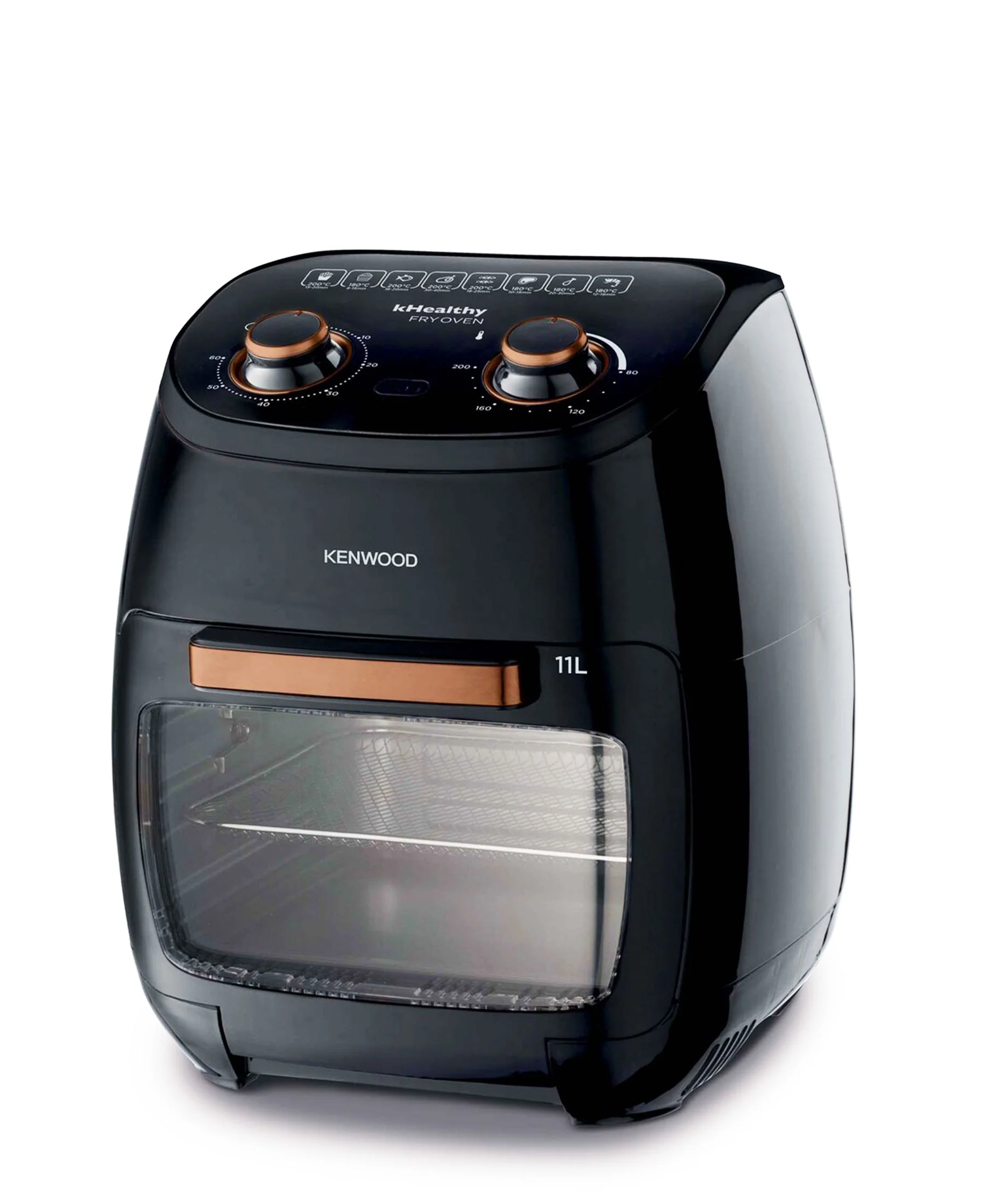 Kenwood BK HFP90 Air Fryer | 2000W High-Performance Digital Air Fryer with 5.1L Capacity | Black Design with See-Through Window | Healthy Cooking with One Spoon of Oil Kenwood BK HFP90 Air Fryer | 2000W High-Performance Digital Air Fryer with 5.1L Capacity | Black Design with See-Through Window | Healthy Cooking with One Spoon of Oil