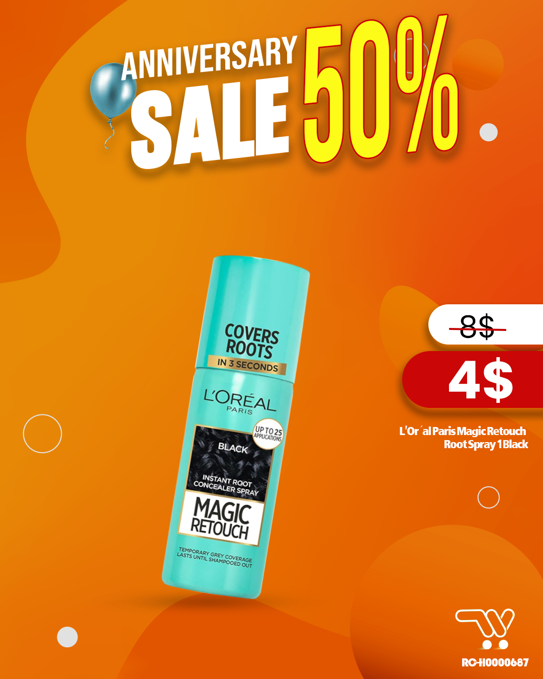 L'oreal Paris Magic Retouch Root Spray 1 Black