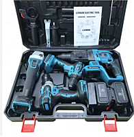 Cordless Tool Combo Set 4pcs in 1 Impact Wrench,1 Angle Grinder, 1Hammer Drill 1 Impact driver , Power Tool Set Combo Kit v274-1 , Set of 12 pieces Cordless Tool Combo Set 4pcs in 1 Impact Wrench,1 Angle Grinder, 1Hammer Drill 1 Impact driver , Power Tool Set Combo Kit v274-1 , Set of 12 pieces