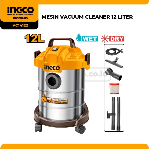 Ingco Vacuum cleaner 800 watts 12 litres
