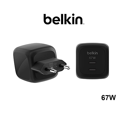 Belkin BoostCharge Pro GaN Power Adapter 67W WCH020KQ