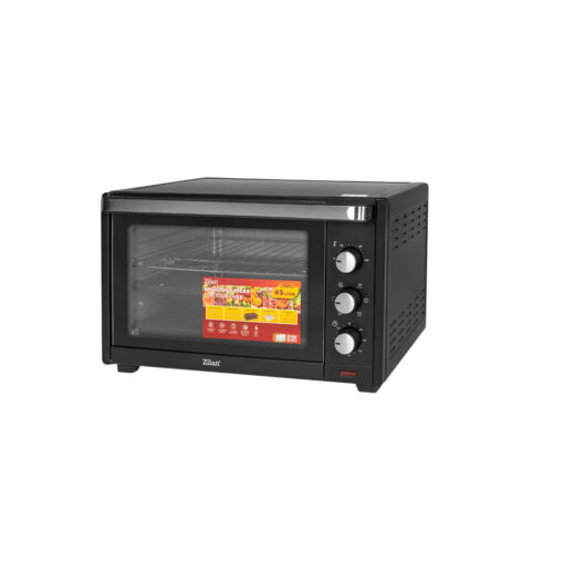 Zilan Electric Oven Rozerin 45L ZLN1024 – Multifunctional Black Electric Oven with Thermostat, Timer, Double Glass Door, Convection, Inner Lamp, Rotisserie, 2000W Power Zilan Electric Oven Rozerin 45L ZLN1024 – Multifunctional Black Electric Oven with Thermostat, Timer, Double Glass Door, Convection, Inner Lamp, Rotisserie, 2000W Power