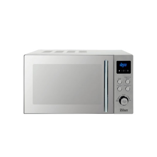 Zilan Digital Microwave Oven, 20L Capacity, 700W High-Performance Power, 6 Variable Power Levels, Defrost Mode, Digital Control Panel, Elegant Silver Finish Zilan Digital Microwave Oven, 20L Capacity, 700W High-Performance Power, 6 Variable Power Levels, Defrost Mode, Digital Control Panel, Elegant Silver Finish