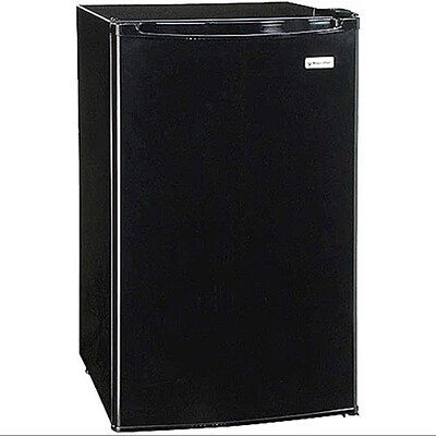 General Way 5Ft Black Inverter Refrigerator Compact Energy-Saving Fridge with Modern Design, Quiet Operation & Efficient Cooling Ideal for Homes, Offices, Dorms & Small Spaces