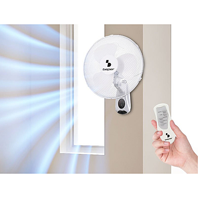 Beper Wall Fan With Remote Control, 45W , 220-240V P206VEN600