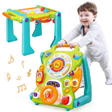HOLA 3-in-1 Baby Walker & Learning Activity Table – 4-Piece Set for Toddlers Aged 9–36 Months