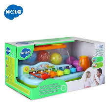 Hola BO Musical Xylophone Set with 3 Balls & Hammer โ Interactive 12โPiece Music & Ball Hola BO Musical Xylophone Set with 3 Balls & Hammer โ Interactive 12โPiece Music & Ball