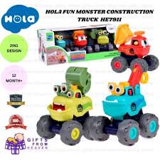 HOLA Fun Monster Construction Truck Set HOLA Fun Monster Construction Truck Set