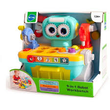 HOLA BO 9-in-1 Robot Workbench Activity with Music – 6-Piece Set for Toddlers HOLA BO 9-in-1 Robot Workbench Activity with Music – 6-Piece Set for Toddlers