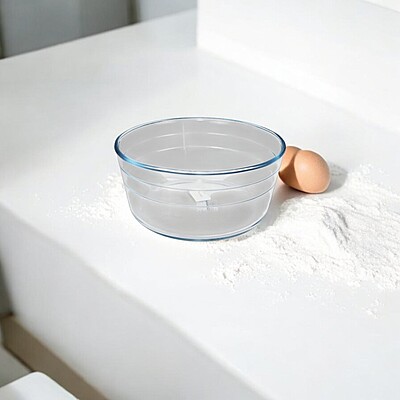 Ernesto Transparent Glass Bowl – 21cm, Elegant and Durable Bowl for Serving, Mixing, or Displaying Food, Perfect for Everyday Use, Baking, and Entertaining Ernesto Transparent Glass Bowl – 21cm, Elegant and Durable Bowl for Serving, Mixing, or Displaying Food, Perfect for Everyday Use, Baking, and Entertaining