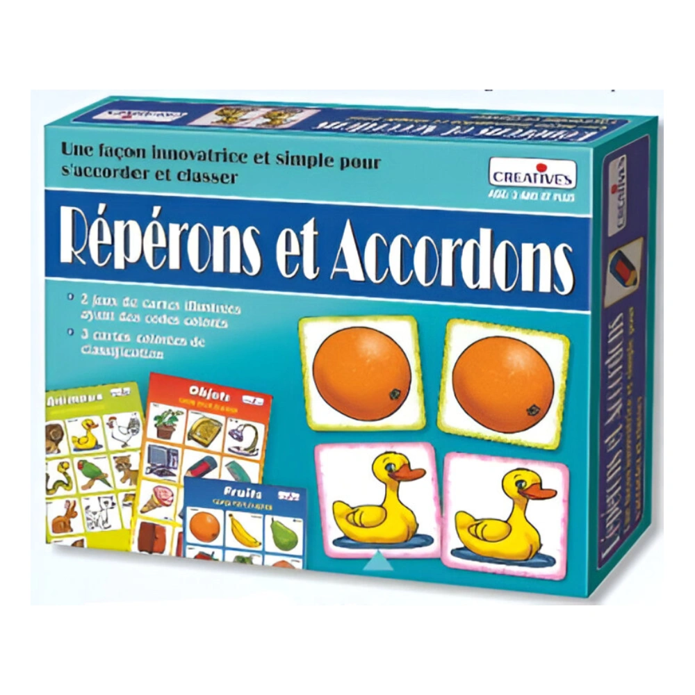 CREATIVE Repรฉrons et Accordons โ An Engaging Matching and Association Game to Enhance Observation and Cognitive Skills (12 Pieces) CREATIVE Repรฉrons et Accordons โ An Engaging Matching and Association Game to Enhance Observation and Cognitive Skills (12 Pieces)