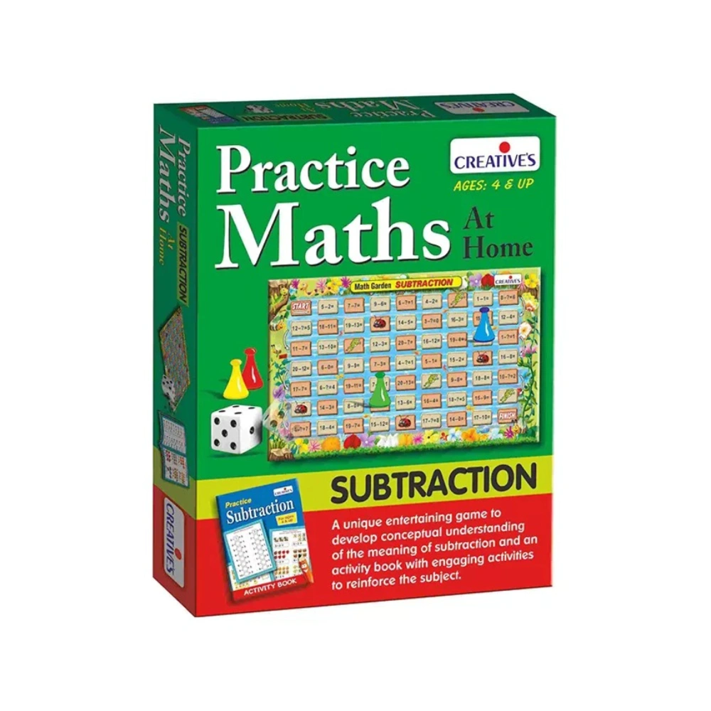 CREATIVE Practice Maths at Home Subtraction 18P โ A Fun and Interactive Learning Game to Master Subtraction Skills CREATIVE Practice Maths at Home Subtraction 18P โ A Fun and Interactive Learning Game to Master Subtraction Skills