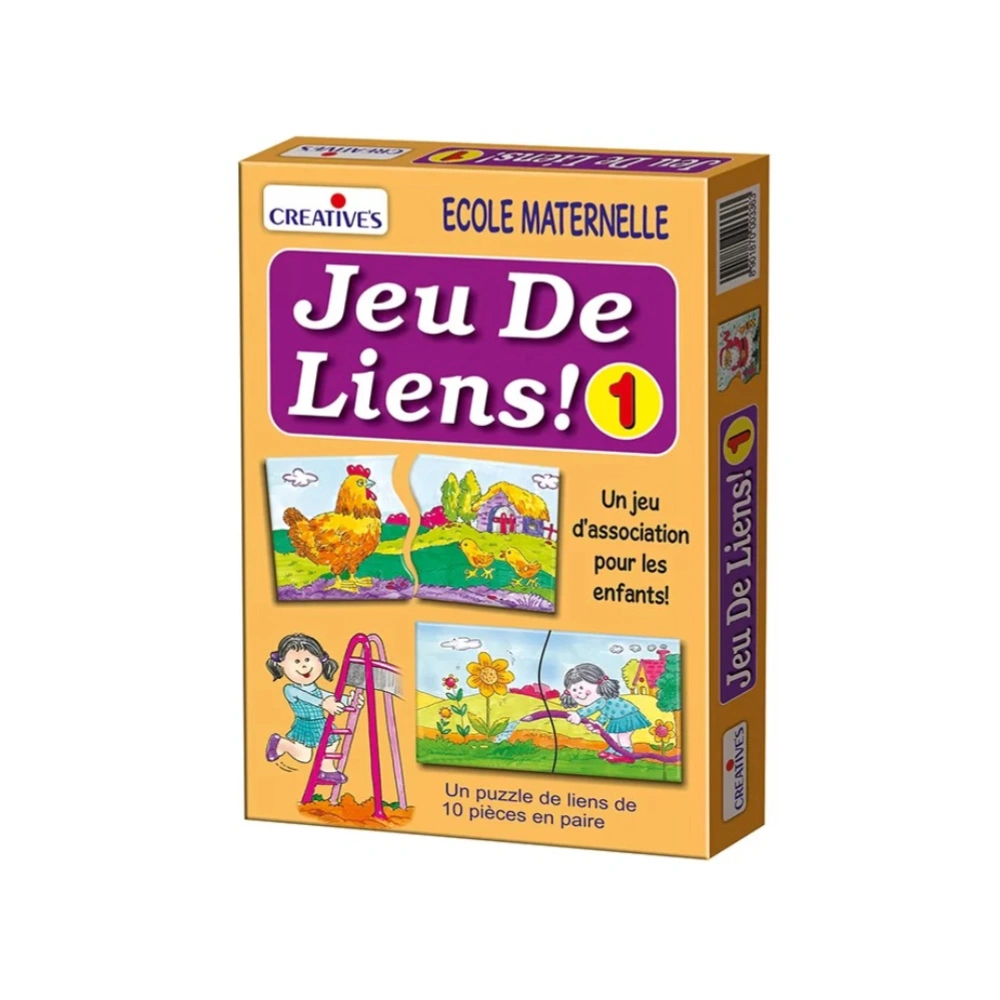 CREATIVE Jeu De Liens! โ A Fun and Educational Game for Developing Logical Thinking and Association Skills CREATIVE Jeu De Liens! โ A Fun and Educational Game for Developing Logical Thinking and Association Skills