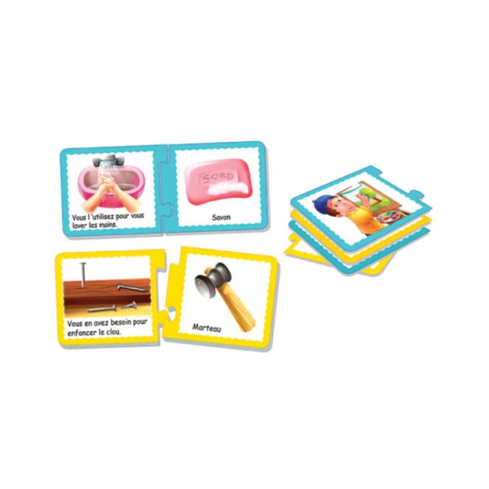 CREATIVE De Quoi Avez-Vous Besoin? – A Fun and Educational Matching Game to Develop Logical Thinking and Everyday Knowledge CREATIVE De Quoi Avez-Vous Besoin? – A Fun and Educational Matching Game to Develop Logical Thinking and Everyday Knowledge