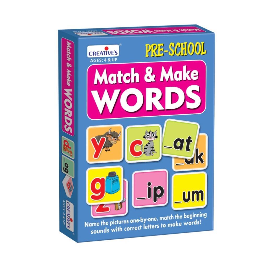 CREATIVE Match & Make Words 24P โ A Fun and Engaging Educational Game to Enhance Vocabulary, Spelling, and Word Formation Skills CREATIVE Match & Make Words 24P โ A Fun and Engaging Educational Game to Enhance Vocabulary, Spelling, and Word Formation Skills