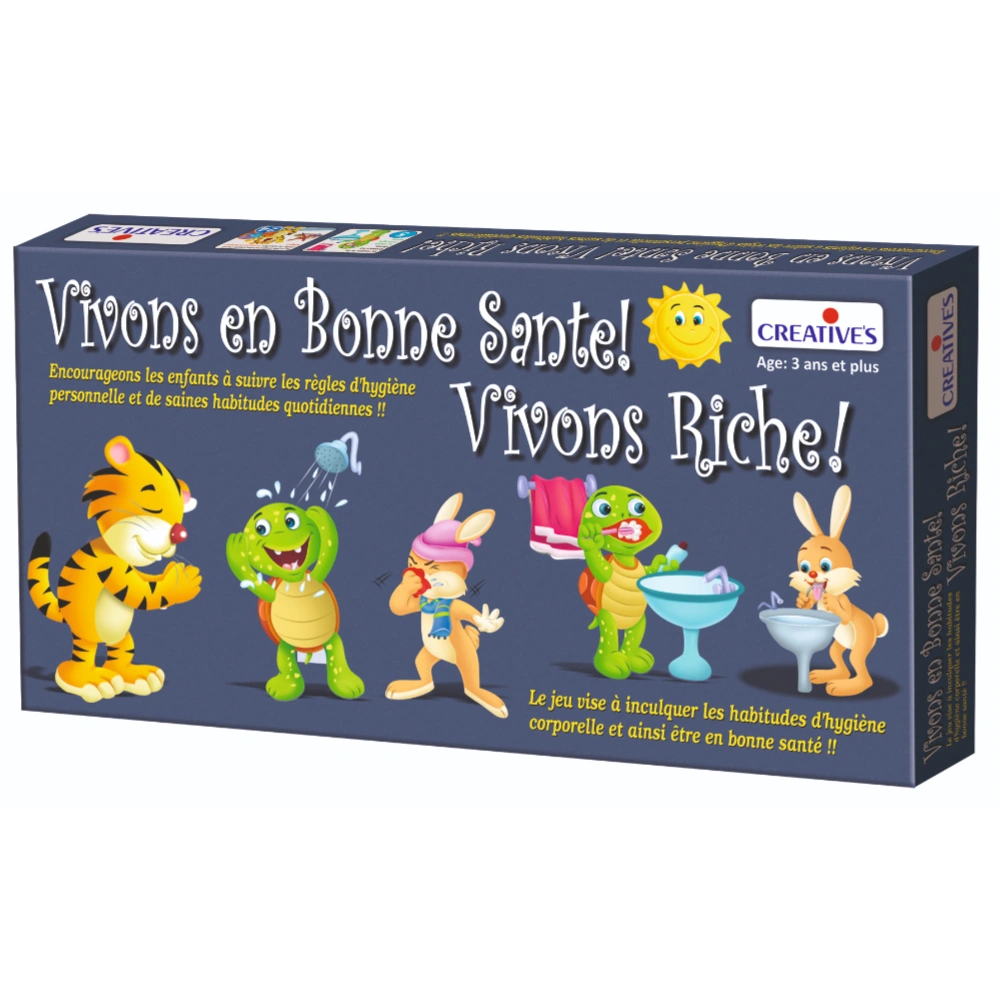 CREATIVE Vivons En Bonne Santรฉ! Vivons Riche โ A Comprehensive Educational Game to Promote Healthy Living, Nutrition, and Financial Literacy for Kids CREATIVE Vivons En Bonne Santรฉ! Vivons Riche โ A Comprehensive Educational Game to Promote Healthy Living, Nutrition, and Financial Literacy for Kids