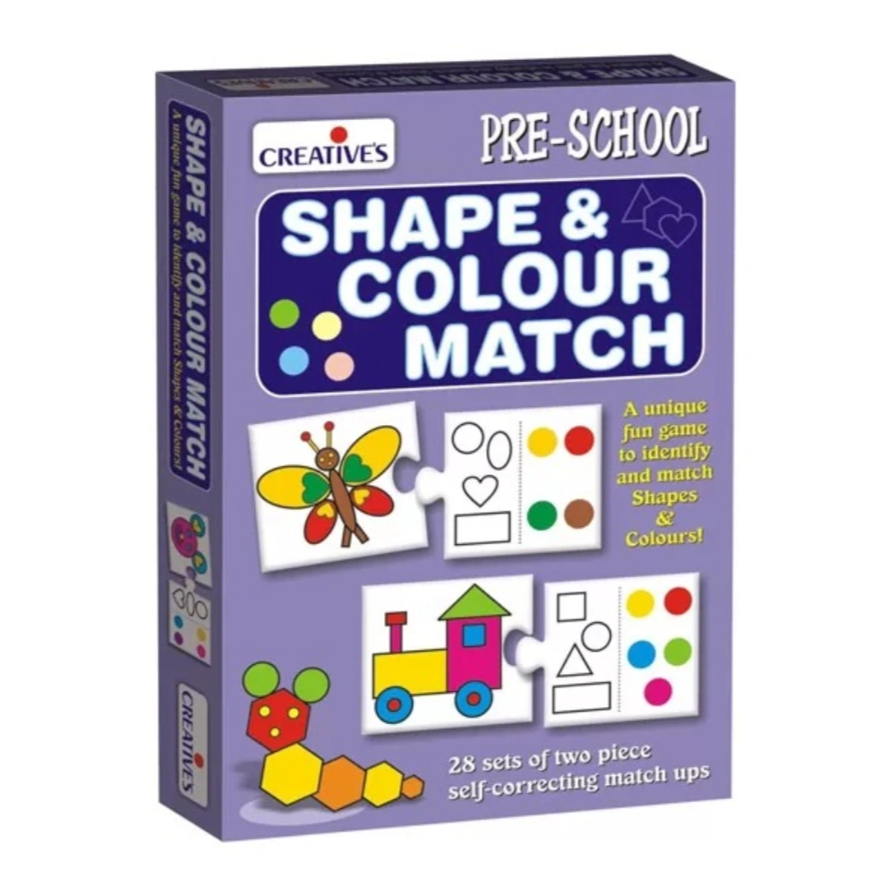 CREATIVE Shape and Colour Match โ A Fun and Educational Game to Enhance Cognitive, Colour Recognition, and Shape-Matching Skills for Young Children CREATIVE Shape and Colour Match โ A Fun and Educational Game to Enhance Cognitive, Colour Recognition, and Shape-Matching Skills for Young Children