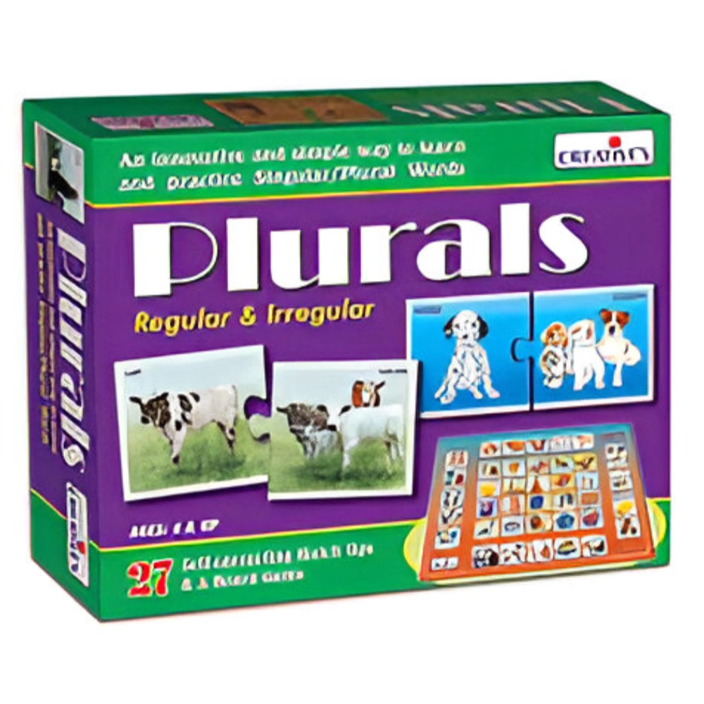 CREATIVE Plurals Regular & Irregular โ A Fun and Educational Game to Help Children Master Regular and Irregular Plurals, Enhance Vocabulary, and Strengthen Early Grammar Skills CREATIVE Plurals Regular & Irregular โ A Fun and Educational Game to Help Children Master Regular and Irregular Plurals, Enhance Vocabulary, and Strengthen Early Grammar Skills