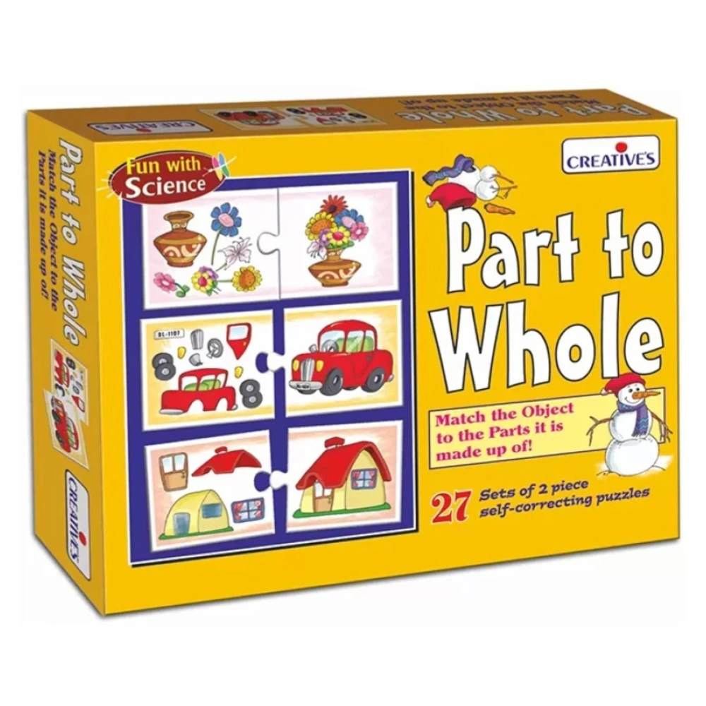 CREATIVE Part to Whole โ A Fun and Educational Game for Teaching Children the Concept of Part-to-Whole Relationships, Enhancing Logical Thinking, and Strengthening Early Math Skills CREATIVE Part to Whole โ A Fun and Educational Game for Teaching Children the Concept of Part-to-Whole Relationships, Enhancing Logical Thinking, and Strengthening Early Math Skills
