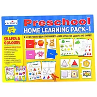Preschool Home Learning Pack-1, Shapes & Colours-12P – A Comprehensive Early Learning Kit to Explore and Master Shapes and Colours for Young Learners Preschool Home Learning Pack-1, Shapes & Colours-12P – A Comprehensive Early Learning Kit to Explore and Master Shapes and Colours for Young Learners