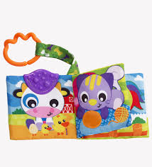 Playgro โA Day at the Farmโ Teether Book โ Soft Sensory Activity & Teether Book with Crinkle, Squeak, Textures & Clip-On Strap for Stroller, Cot & Car Seat Playgro โA Day at the Farmโ Teether Book โ Soft Sensory Activity & Teether Book with Crinkle, Squeak, Textures & Clip-On Strap for Stroller, Cot & Car Seat