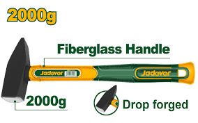 Jadever JDHM1320 Extra Heavy-Duty Machinist Hammer – 2000 g