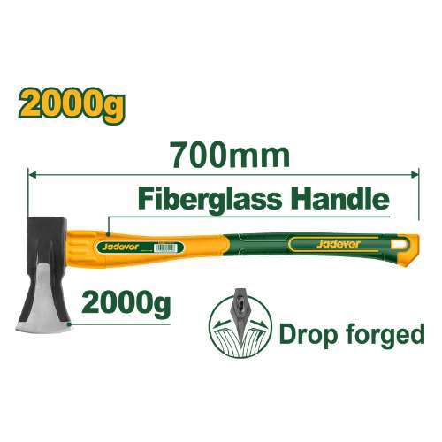 Jadever JDHM6322 2000g Heavy-Duty Dual-Head Axe & Hammer Jadever JDHM6322 2000g Heavy-Duty Dual-Head Axe & Hammer