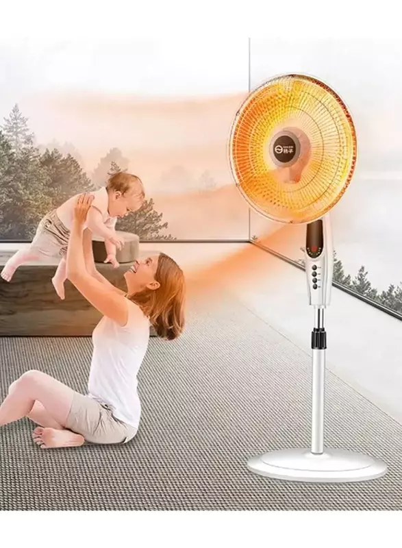 Wave NSB-16B Standing Infrared Sun Heater – Adjustable Height, 450–900W Halogen Element