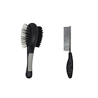 London Fog Pet Collection - Pin and Bristle Brush with Comb London Fog Pet Collection - Pin and Bristle Brush with Comb