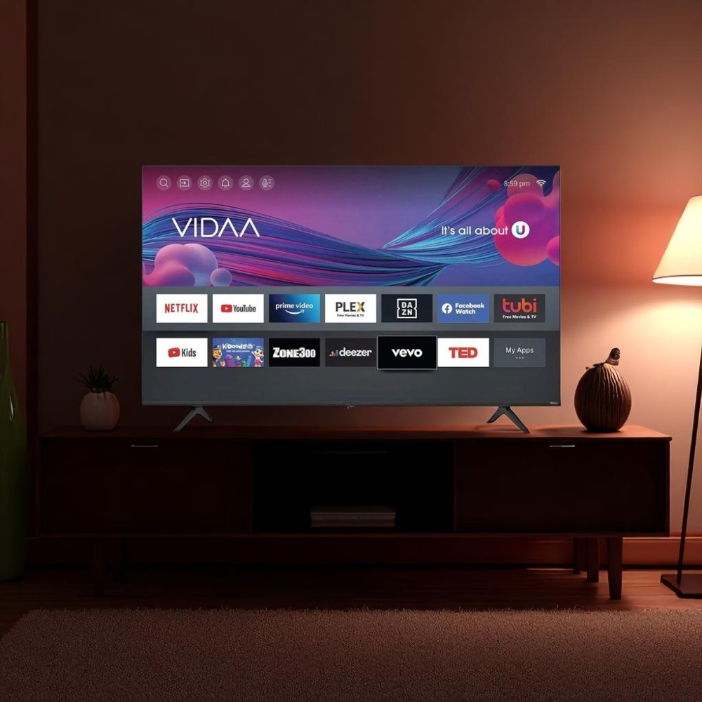 Ultra-Crisp Entertainment Redefined: 32" Frameless UHD Smart TV with VIDAA OS – Sleek, Smart, and Immersive | Model: IDEA32HDV