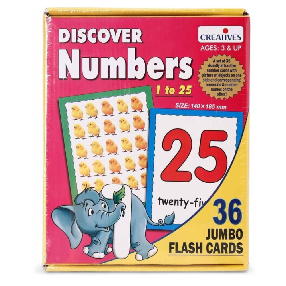 Creative Discover Numbers Flash Cards – An Engaging and Interactive Educational Tool for Early Numeracy and Math Skills Development