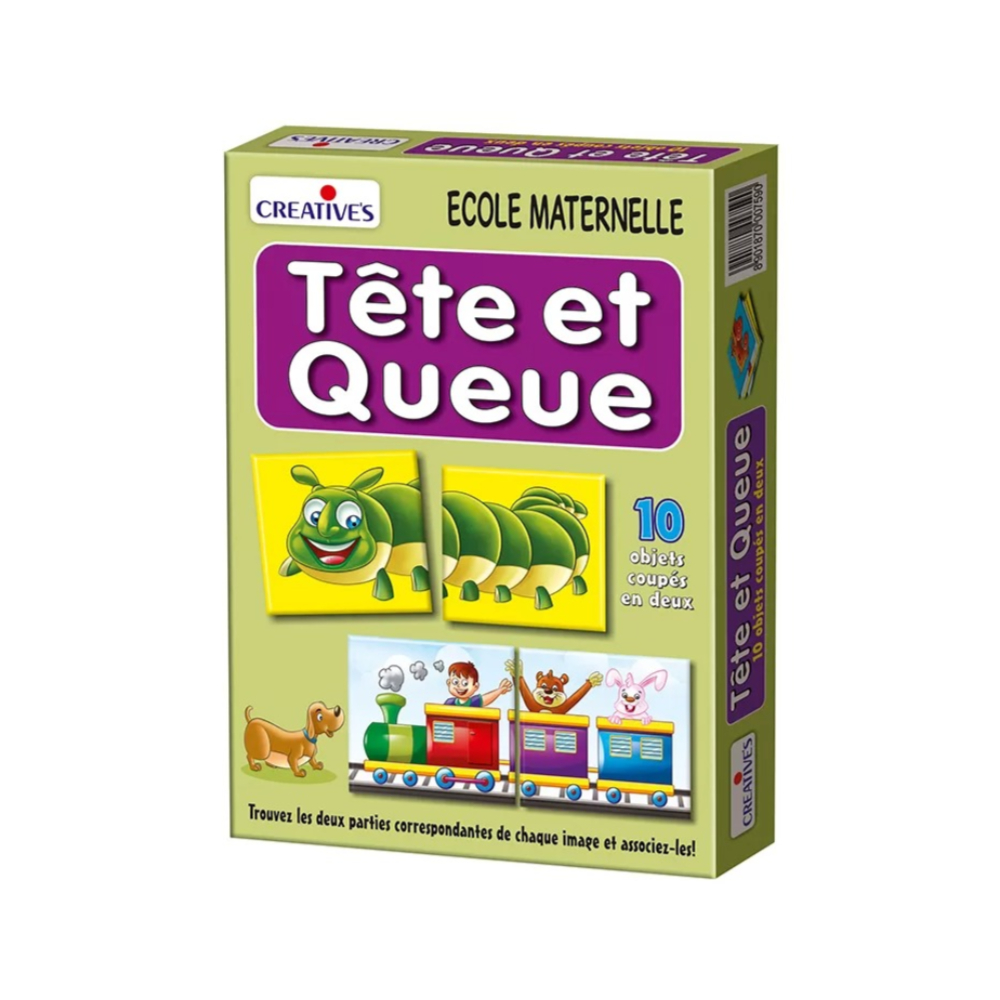 CREATIVE Tête et Queue – A Fun and Engaging Matching Game for Young Learners CREATIVE Tête et Queue – A Fun and Engaging Matching Game for Young Learners
