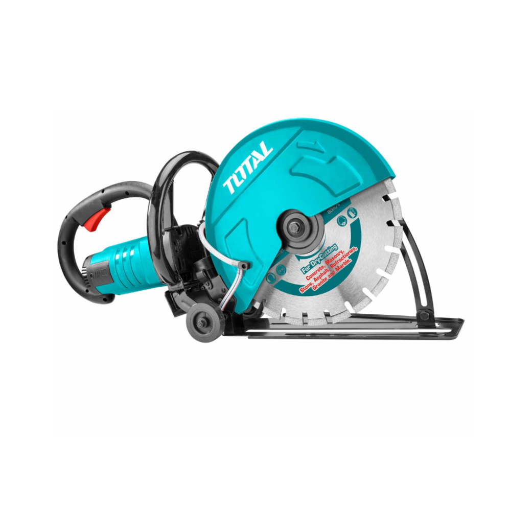 Total TPC9203556 Concrete Cutter 2800W 355mm - High-Power Cutting Tool for Concrete, Stone, Brick, and Pavement