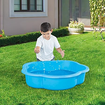 Dolu 2-in-1 Water & Sand Pit Plastic Pool Shell Shape (Model 3044) – Versatile Outdoor Playset for Toddlers with Durable Design and Dual Functionality