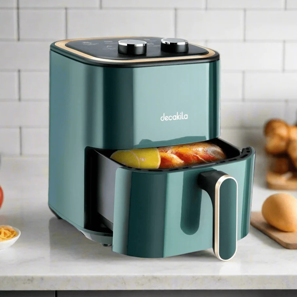 Decakila 3.5L Air Fryer Powerful 1400W Wattage, overheat protection and 30 min timer KEEC036V Decakila 3.5L Air Fryer Powerful 1400W Wattage, overheat protection and 30 min timer KEEC036V
