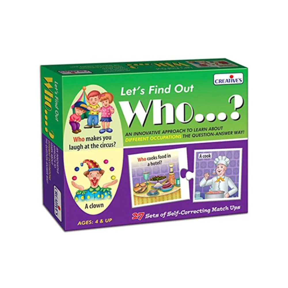 CREATIVE Let's Find Out Who 12P โ An Engaging Game for Exploring People, Roles, and Professions CREATIVE Let's Find Out Who 12P โ An Engaging Game for Exploring People, Roles, and Professions