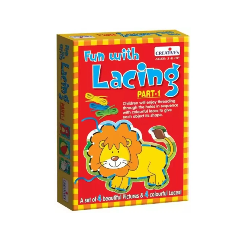 CREATIVE Fun with Lacing - 1: A Hands-On Activity for Developing Fine Motor Skills and Creativity CREATIVE Fun with Lacing - 1: A Hands-On Activity for Developing Fine Motor Skills and Creativity