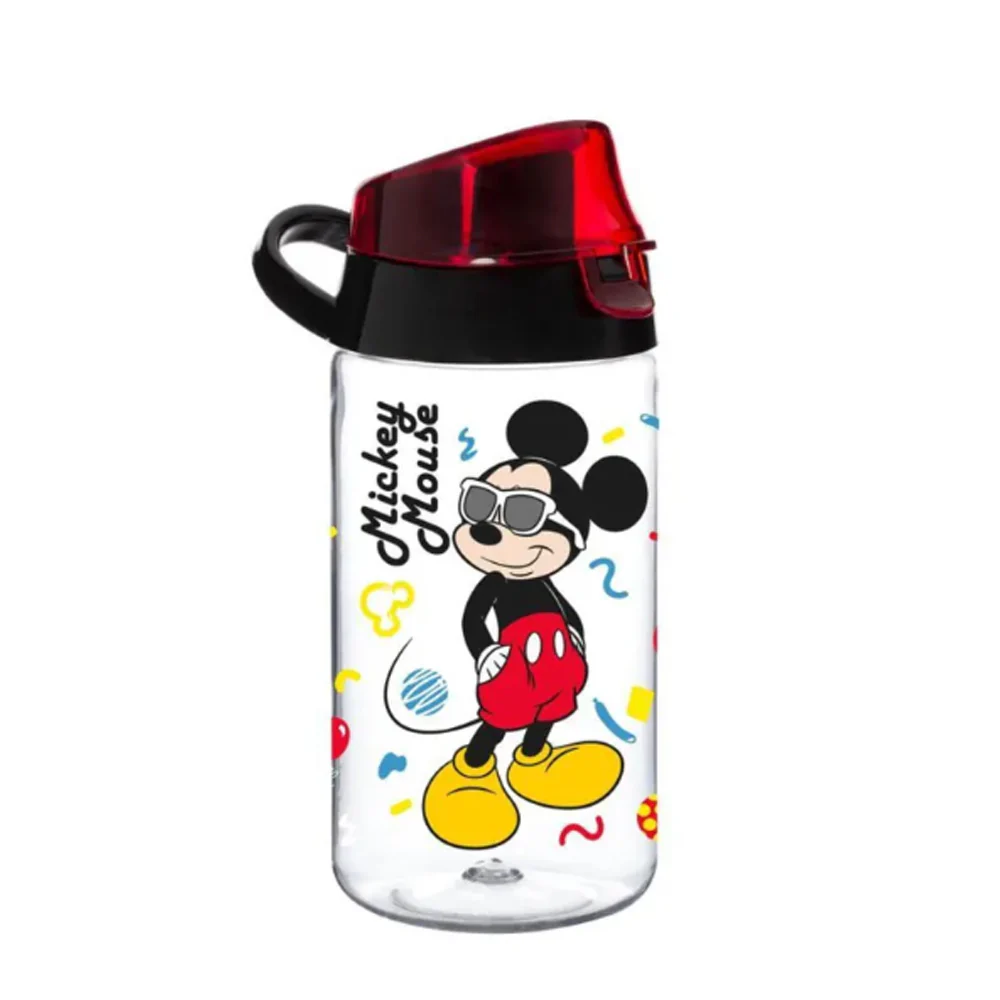 MICKEY Bottle 520CC – Durable BPA-Free Plastic Water Bottle Featuring Classic Mickey Mouse Design and Leak-Proof Cap