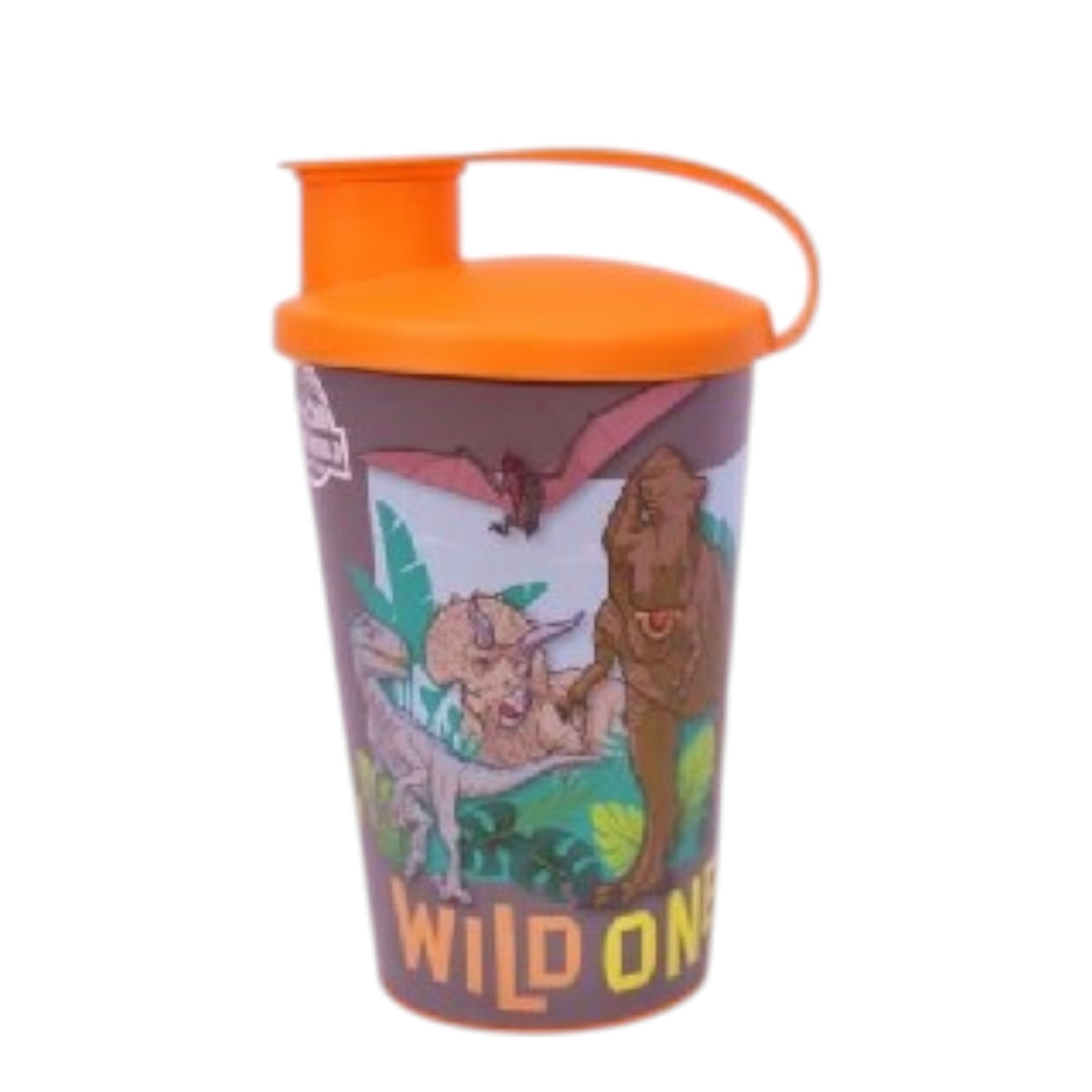 Wild Ones 340cc Licensed Glass Cup – Stylish & Vibrant Animal-Themed Drinking Glass, Durable Food-Safe Glass, Colorful Print Design, Perfect for Everyday Use at Home, School, or Parties