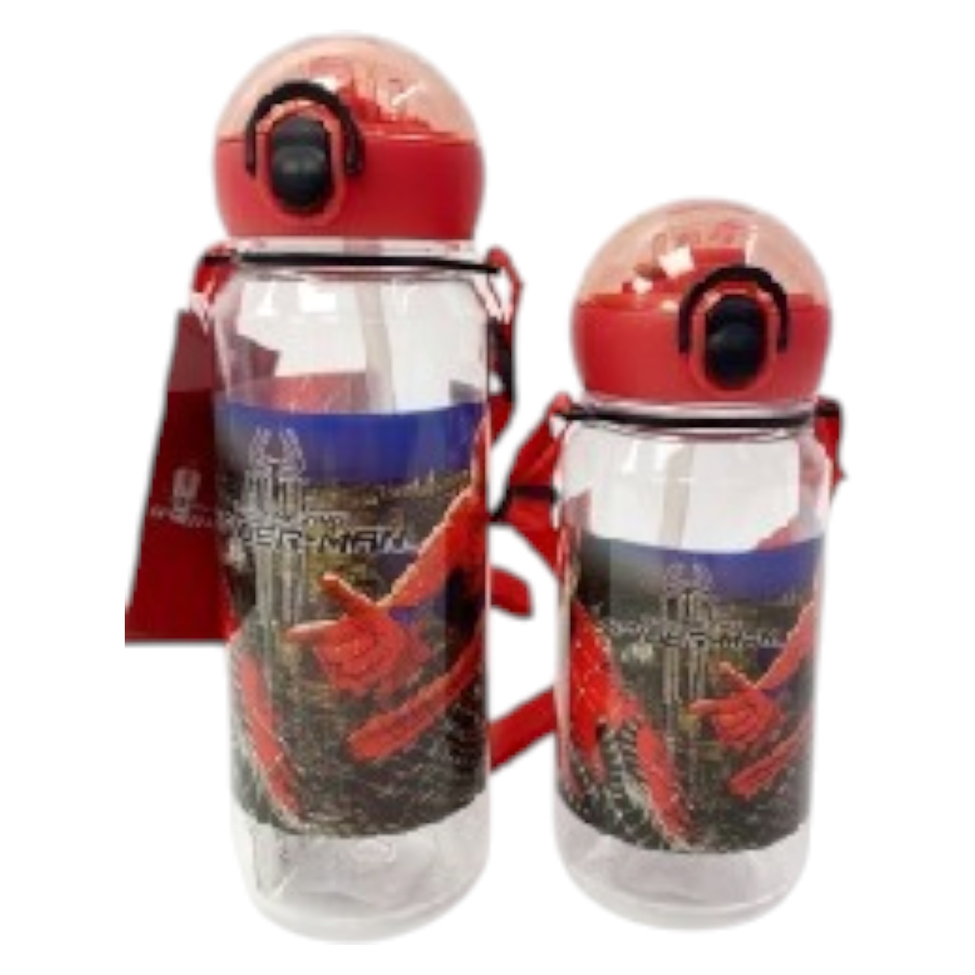 Kidz Corner Spider-Man SH-2012F Kids’ Water Bottle – 500ml Durable BPA-Free Plastic Bottle with Iconic Spider-Man Design, Leak-Proof Flip-Top Lid