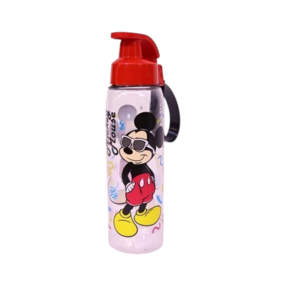 MICKEY Bottle 500CC โ Durable BPA-Free Plastic Water Bottle Featuring Classic Mickey Mouse Design, Leak-Proof Cap and Ergonomic Shape MICKEY Bottle 500CC โ Durable BPA-Free Plastic Water Bottle Featuring Classic Mickey Mouse Design, Leak-Proof Cap and Ergonomic Shape
