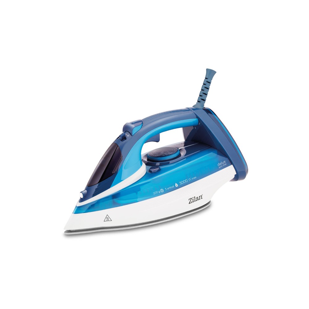 Zilan Steam Iron, 3000W, ZLN2908 — High-Power Professional Steam Iron with Adjustable Temperature, Anti-Drip System, Vertical Steam Function, Non-Stick Soleplate Zilan Steam Iron, 3000W, ZLN2908 — High-Power Professional Steam Iron with Adjustable Temperature, Anti-Drip System, Vertical Steam Function, Non-Stick Soleplate
