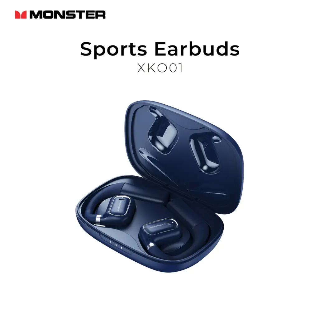Monster Airmars XKO01 Wireless Gaming Headphone – High-Performance Bluetooth 5.3 Headset with 7 Hours Playtime, 500mAh Battery, Fast 1.5h Charging