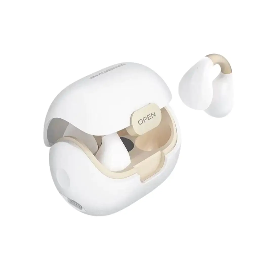 Monster Open Ear 101 Air Conduction Bluetooth Headphone – Wireless Open-Ear Design | Advanced Bluetooth Connectivity | Crisp Highs & Deep Lows | Comfortable Fit for Active Lifestyle